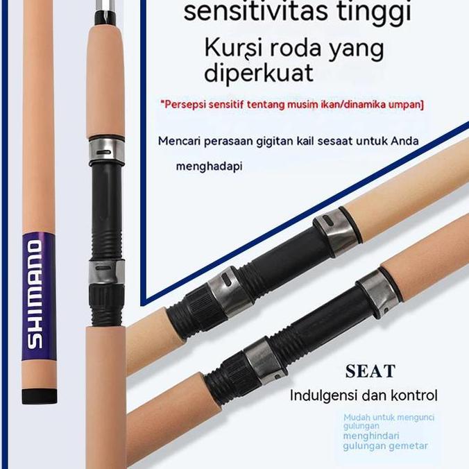 Shimano original japan Casting Rod Lagi Murah Spinning Rod Fishing rod MH Power Joran Pancing Ultra 