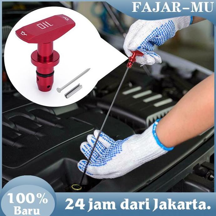 HAMDORA Dipstick Oli Mesin Mobil Dipstick Handle Tarik Oli Mesin Mobil