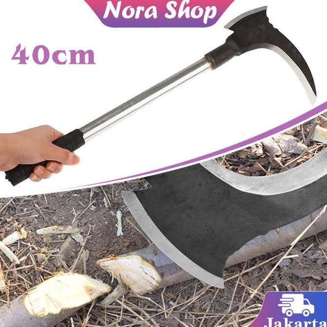 GUNEMANE Sabit Kapak Ganda Baja Sabit Ranting Pohon Sabit Rumput Arit Padi