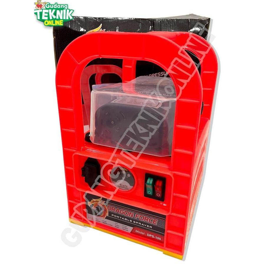 Alat Portable Sprayer DRAGON FORCE DPS100 DPS100(2800) / Mesin Stim Cuci Motor Mobil Siram Tanaman B