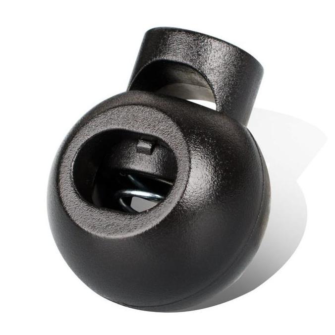 HASQUINE Stopper Tali Jaket Stopper Ujung Tali 100pcs Stopper Tali Plastik Stopper Bulat Akesoris Ta