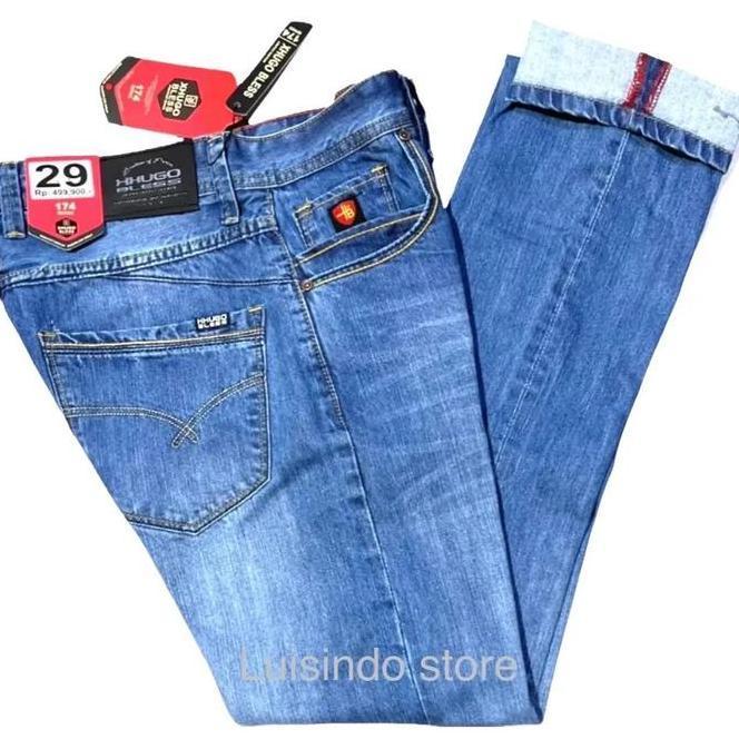 Celana Panjang Jeans Celana Panjang Jeans Pria Standar Xhugo Bless-Jeans Premium-Jeans