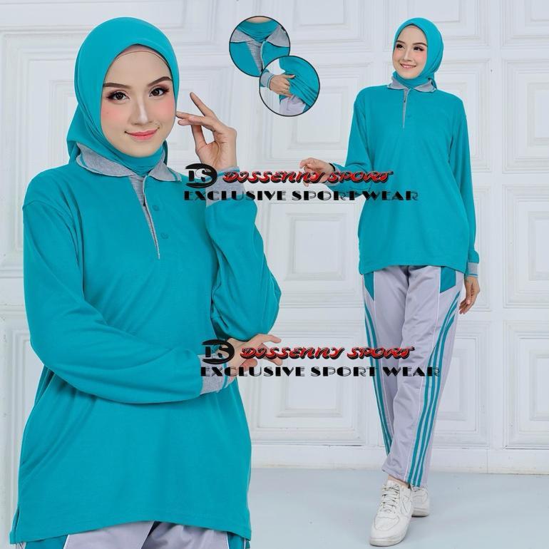PREMIUM SETELAN KAOS KERAH PRIA WANITA TRAINING OLAHRAGA//SERAGAM SETELAN BAJU OLAHRAGA WANITA PRIA