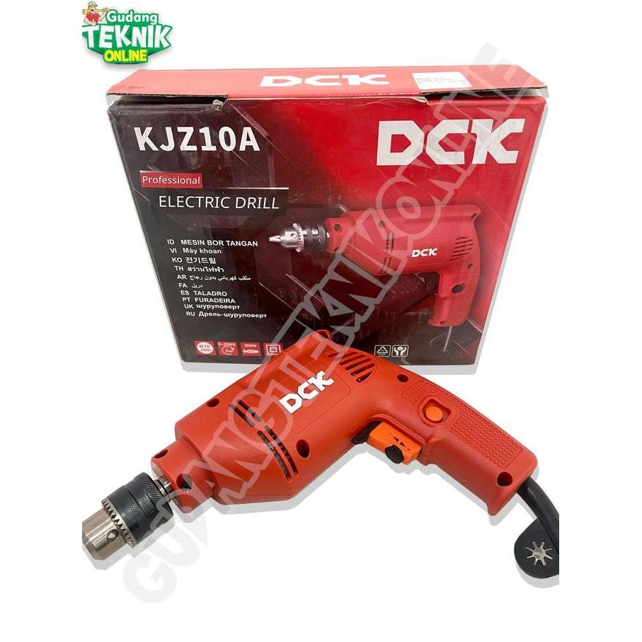 DCK Mesin Bor Tangan 10mm DCK KJZ10-10 / Mesin Bor Listrik Kayu Besi 10 mm Electric Drill Elektrik D