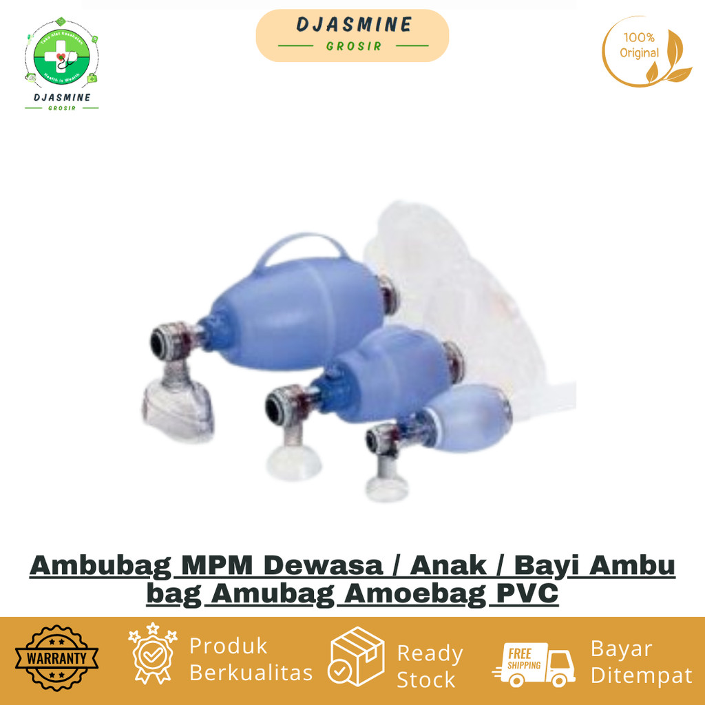Ambubag MPM Dewasa / Anak / Bayi Ambu bag Amubag Amoebag PVC