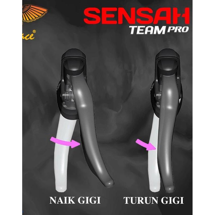 BRIFTER SENSAH TEAM PRO Cocok untuk SHIMANO 105 Ultegra (2X11 SPEED)