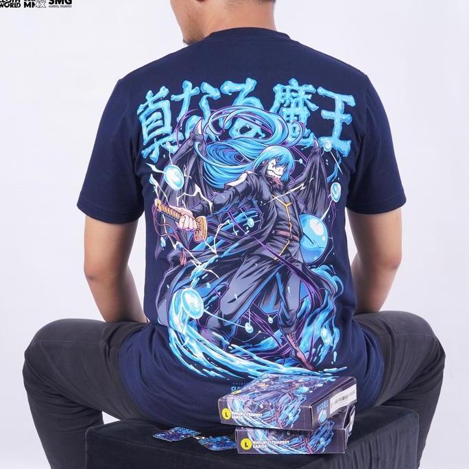 CLOWOR Rimuru Tempest The True Demon Lord Slime Anime Tensura Tensei Shitara Kaos T-shirt