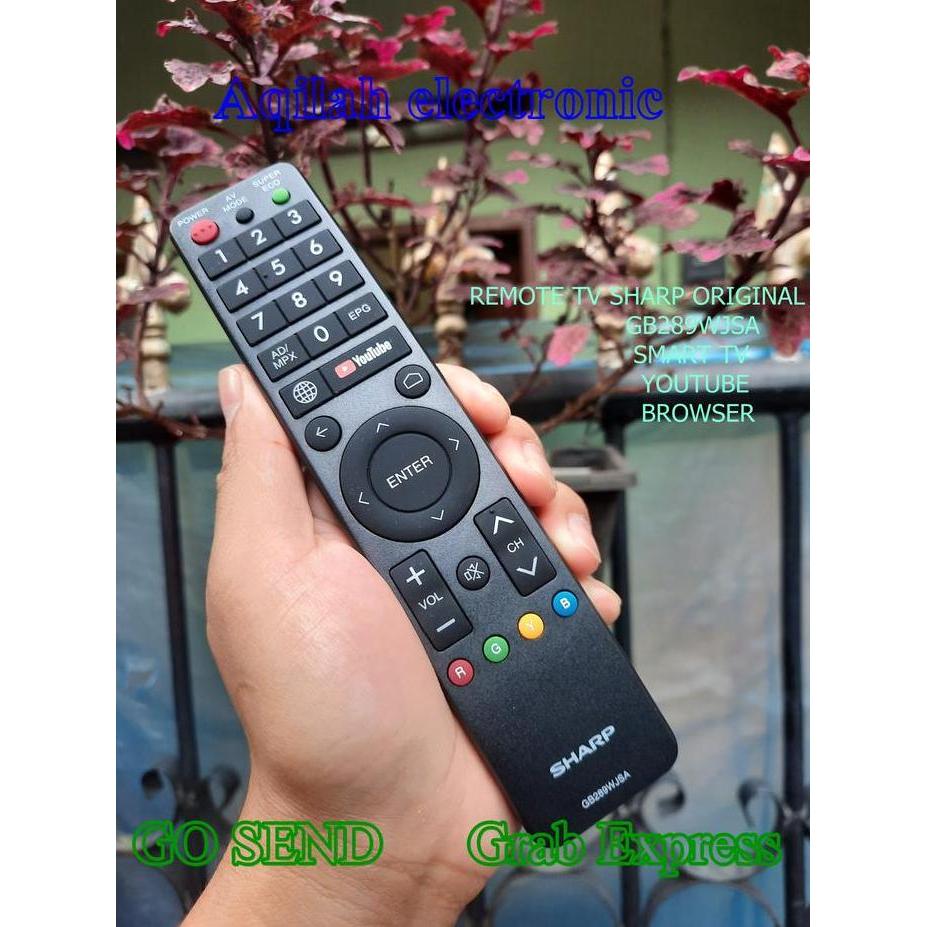 Remote tv Sharp Smart tv Youtube Original GB289WJSA