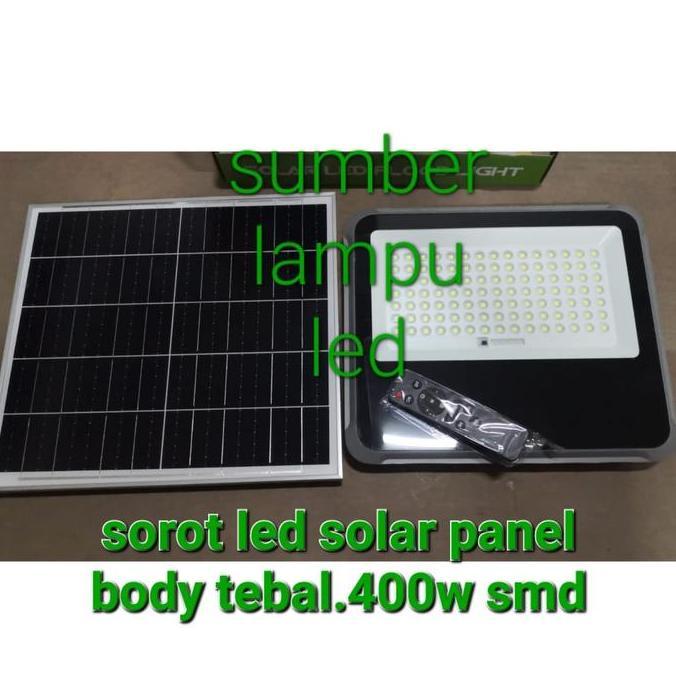 sorot led tenaga matahari 60 watt 60w tembak led solar panel 60watt