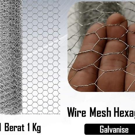 Kawat Ayam 1/2" Inch Kawat Loket Cor Galvanis 7 M Harga 1 Roll Murah