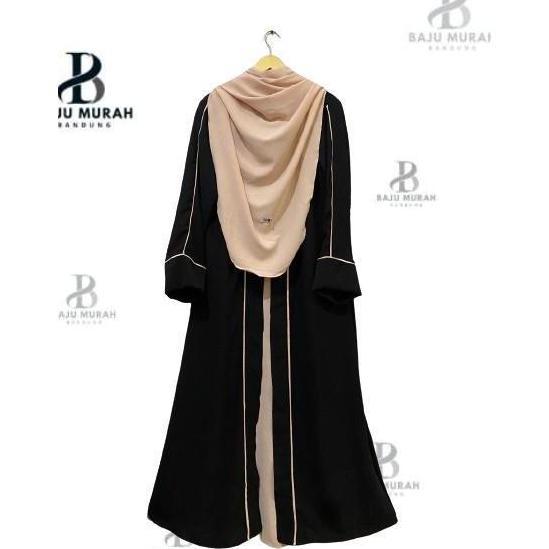 LIMITED GAMIS SET ABAYA PUTRI SYARI CRINKLE AIRFLOW S-XXL