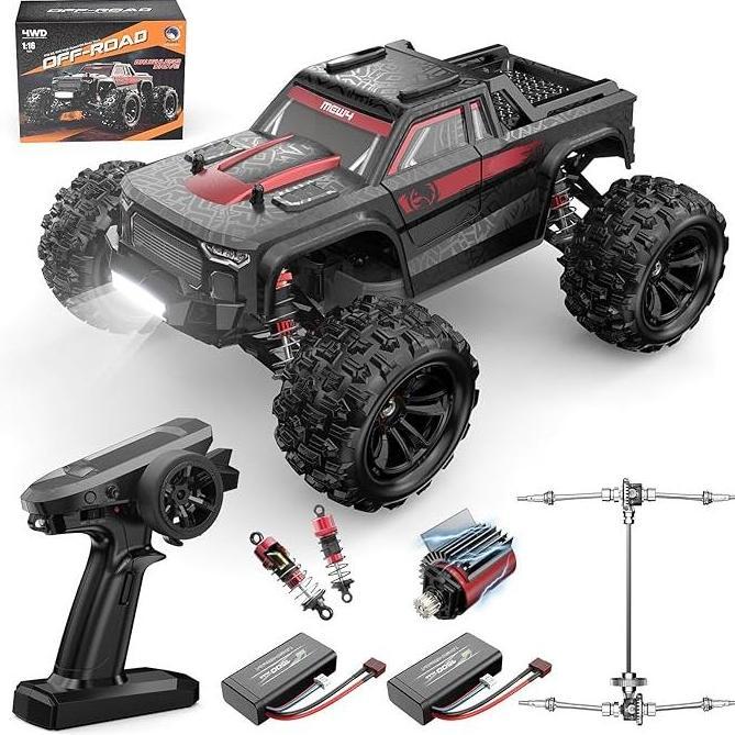 Brushless RC Car, 4X4 RC Offroad Trucks, Portable RC Cars Fast 42 Km/h