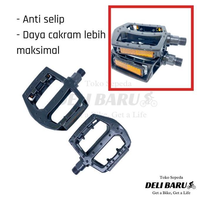 Pedal alloy pacific sepeda MTB lipat fixie AS BESAR