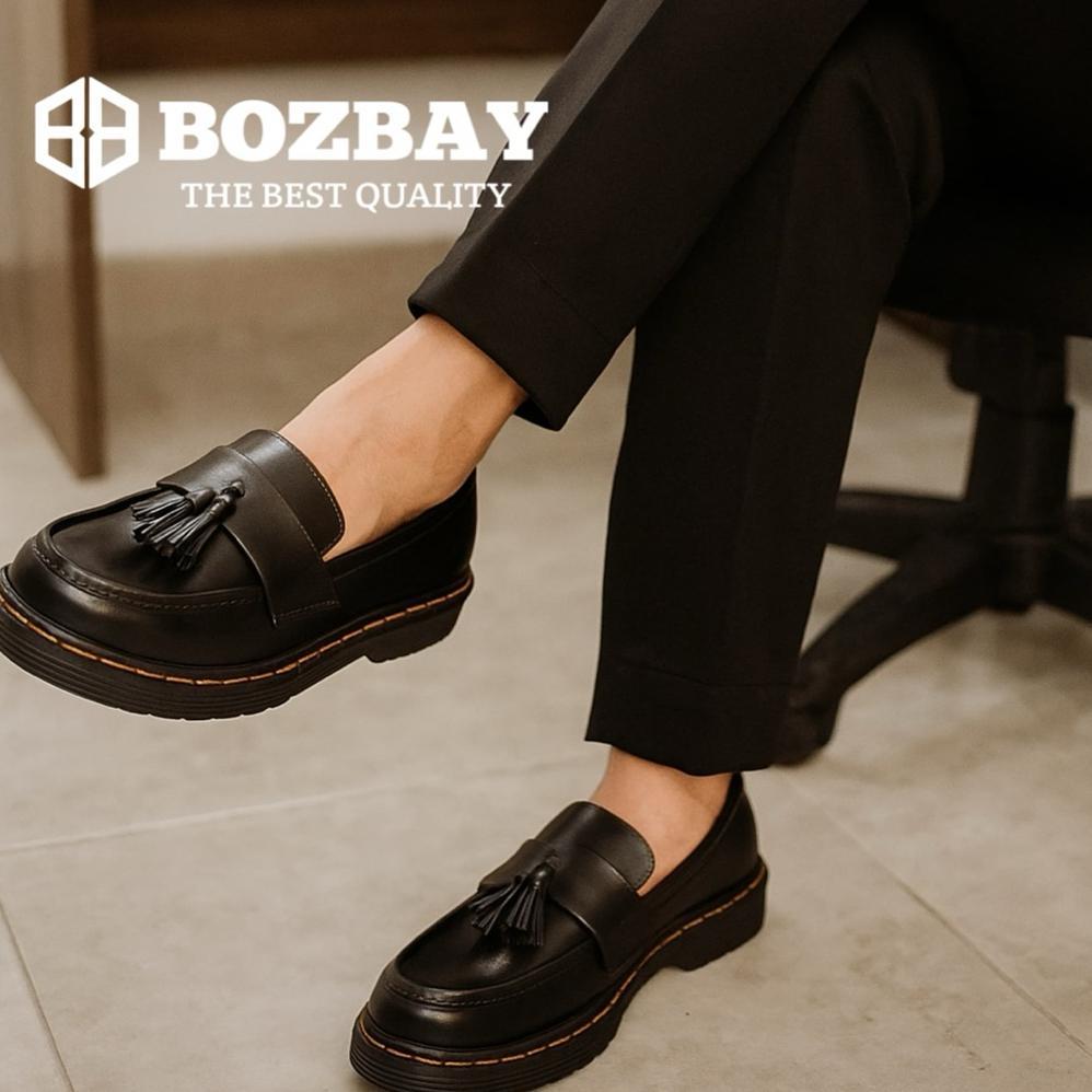Grade Ori Bozbay Sepatu Docmart Loafers Pria Sepatu Kerja Kantor Casual