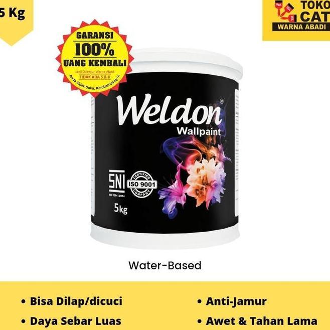 Cat Tembok Weldon Kemasan 5 Kg