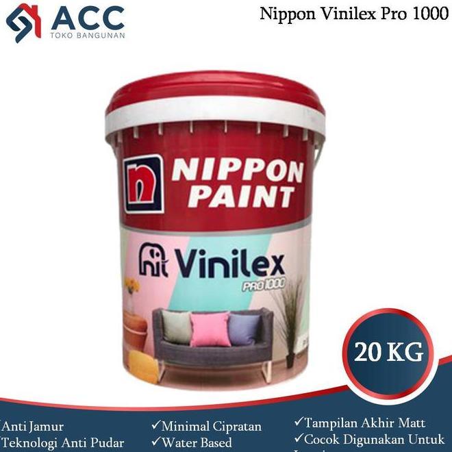 Cat Tembok Vinilex Pro 1 Warna Putih 9102 20Kg Pail