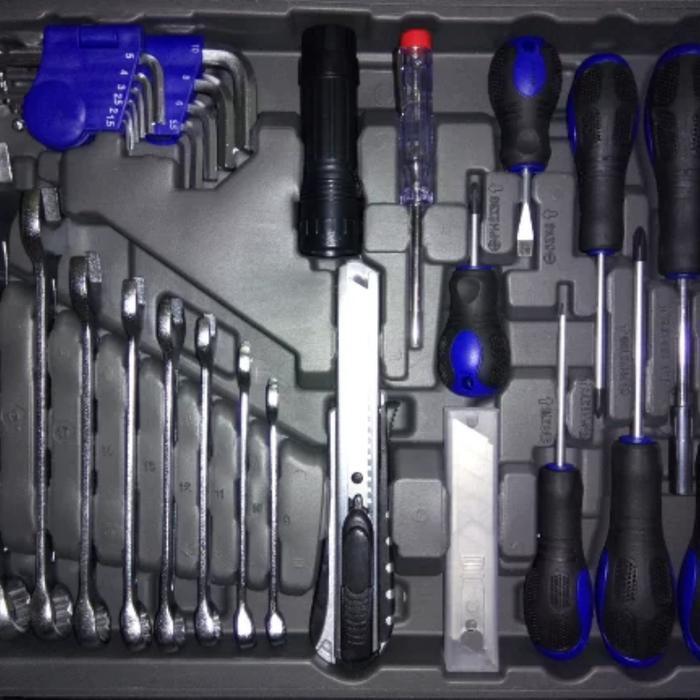 Tool set 132 Pcs With ABS Box Sands kunci set perlengkapan bengkel dll