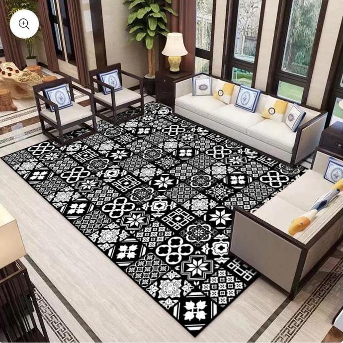 Karpet Lantai Polyester Glossy Uk 200cm x 300cm / Karpet Tamu Karpet Lantai Kamar Tidur Mewah Ringan