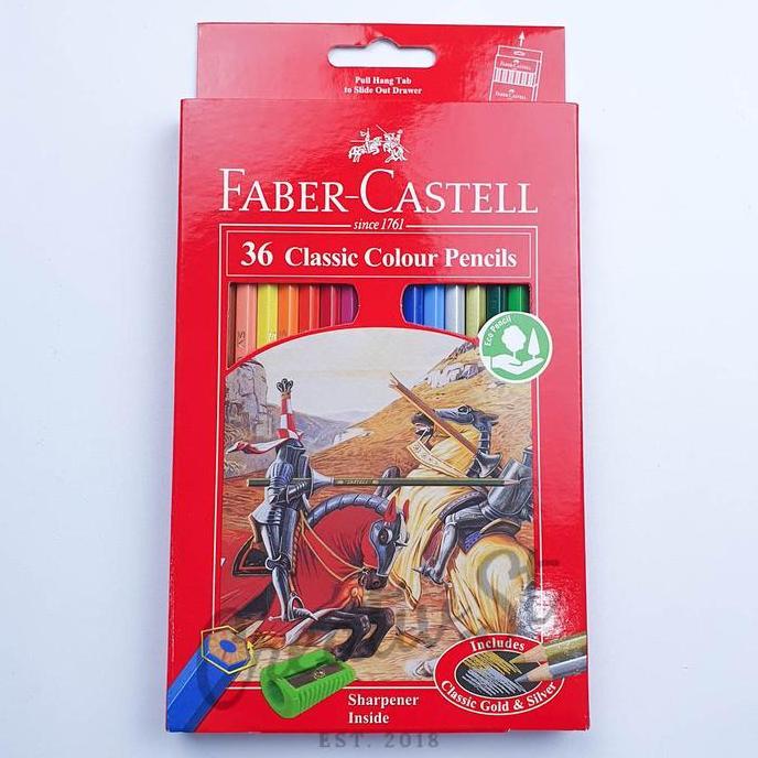 Faber Castell Faber-Castell Pensil Warna WaterColour 36 Warna Aquarelle Color Pencil