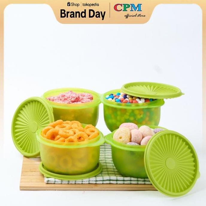 PROMO - Delicia m set of 4 pcs /storage / wadah penyimpanan/toples mini