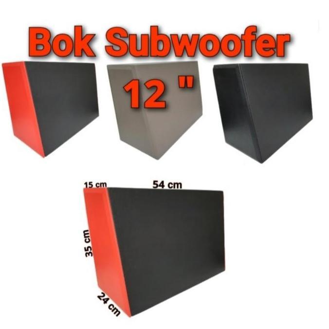 Box Subwoofer 12" Kotak Full Mdf 18 Mm