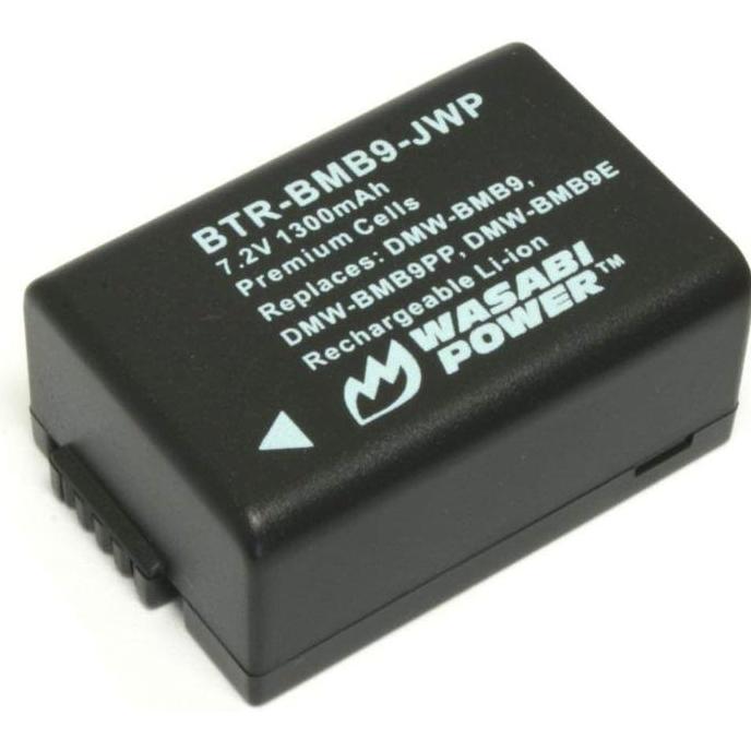 Wasabi Power Battery & Charger for Panasonic DMW-BMB9 DMW-BMB9E DMW BMB9 BMB9E Lumix DC FZ80 FZ80DK 