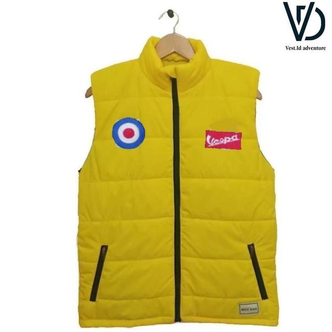 TERLARIS ROMPI (VEST) PIAGGIO VESPA / ROMPI MOTOR PENAHAN ANGIN / ROMPI PARASUT TEBAL / ROMPI BIKERS