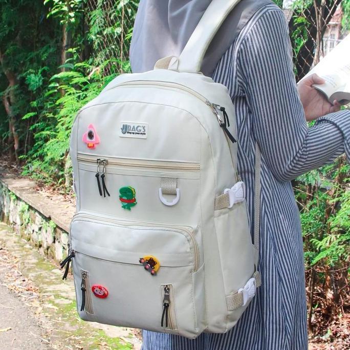 HARGA PROMO JJ BAGS Ransel Wanita Perempuan Remaja Dewasa Terbaru Populer Viral Tas Sekolah Cewek Ge