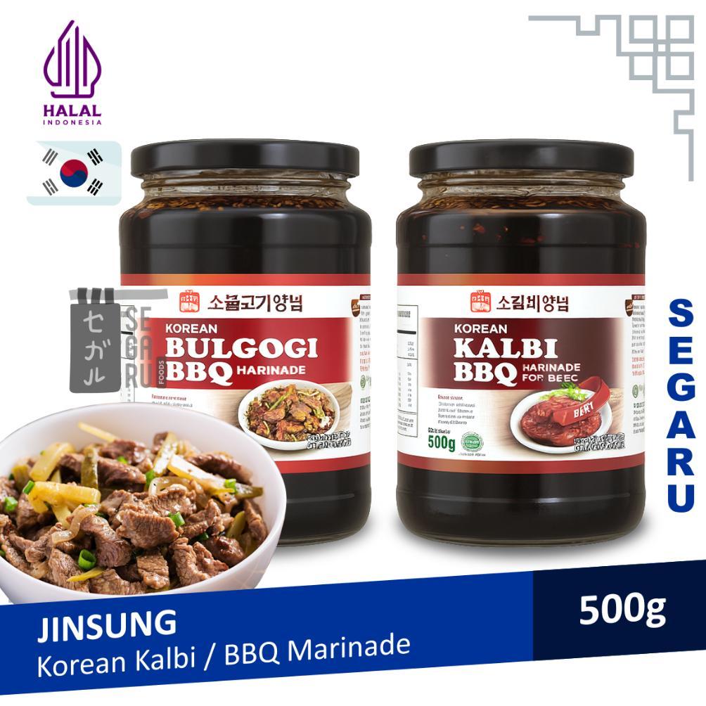 Best Seller Jinsung Korean Bbq Kalbi Bulgogi Marinasi Sauce Halal 500 Gram