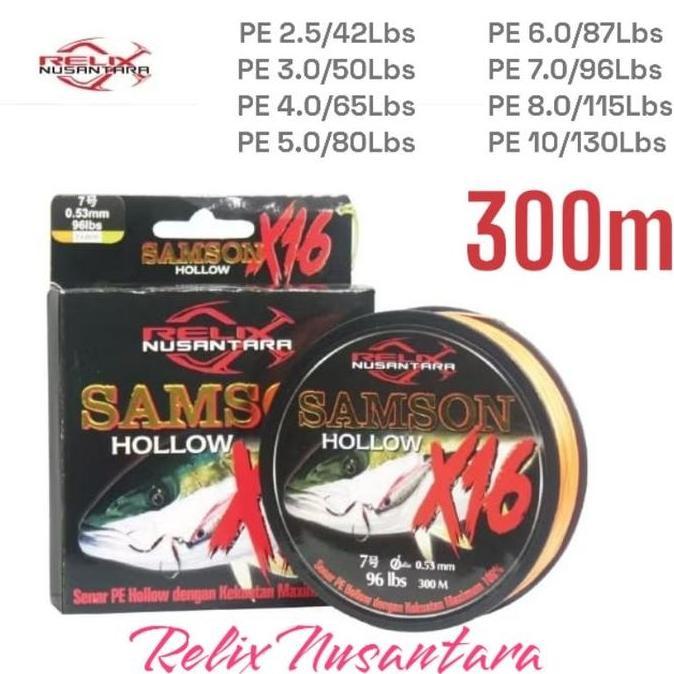 Senar Pancing PE X16 SAMSON 300m - Relix Nusantara