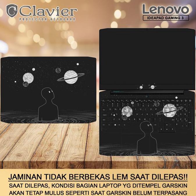 NEW Cover Garskin Laptop Lenovo IdeaPad Gaming 3 3i 15 Gambar Fullbody