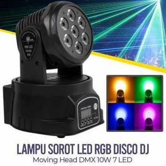 KASDIUM Lampu Disco LED DJ Dance Club 10W Proyektor Laser Lampu Sorot Disko