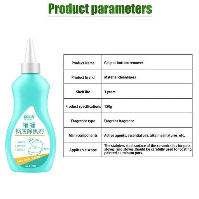 SOJEHBOW Krim Penghilang Pembersih Kerak Panci Stainless Besi Oven & Bbq Cleaner Pembersih Kerak Pan