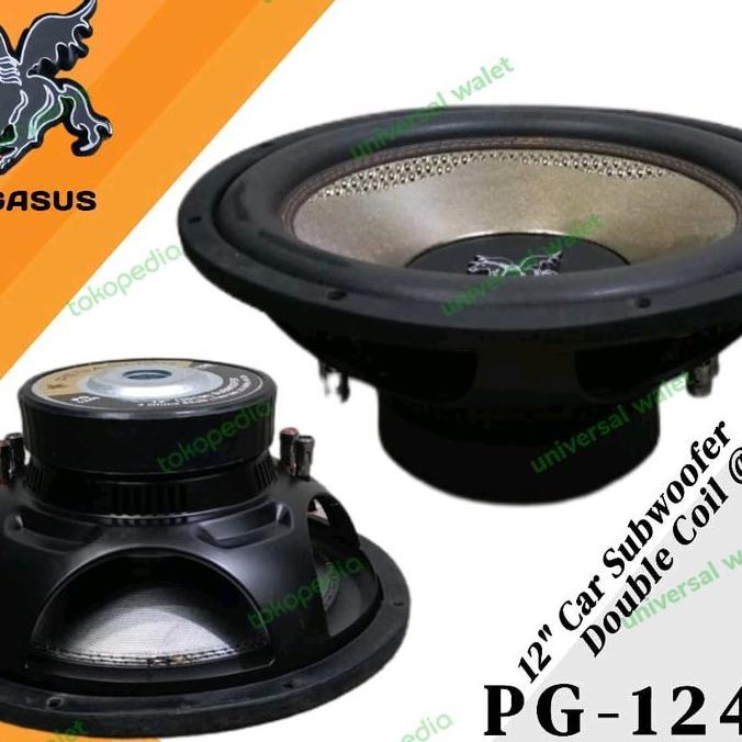 Subwoofer Pegasus Pg 1245 12Inci Doubel Coil