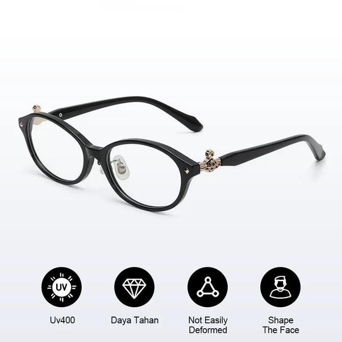 Promo Fashionable Japanese Style Retro Glasses Trendy Saturn Glasses Anti Blue Light Glasses Origina