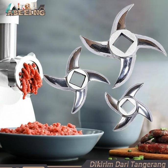 WINTURY Pisau Giling Daging No 8/12/42 Stainless Steel Pisau Giling Daging