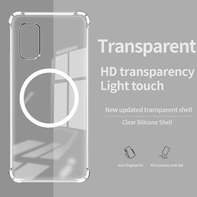 Ready Case  untuk Vivo V19 MAGSAFE Wireless Magnetic Tpu Premium Bumper Magnetic Clear Softcase