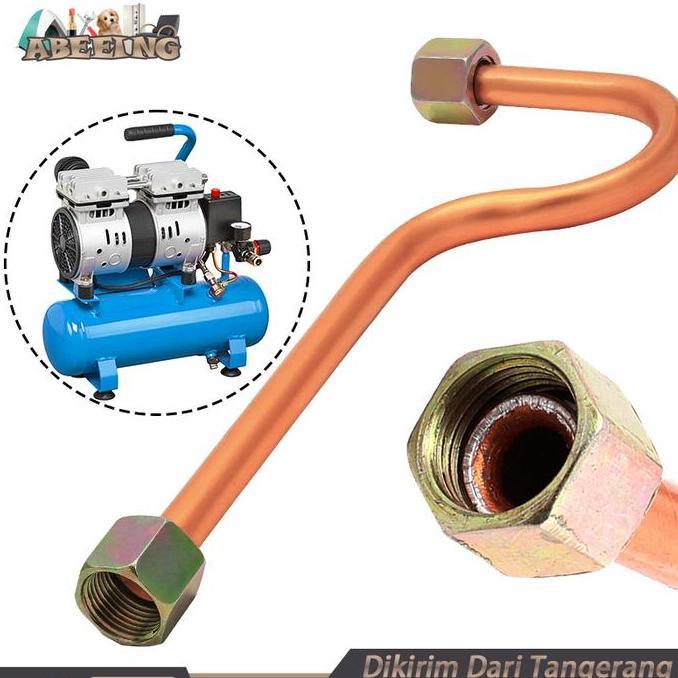 WINTURY Pipa Angin Kompresor Pipa Tanda Tanya Kompresor Tabung Aluminium