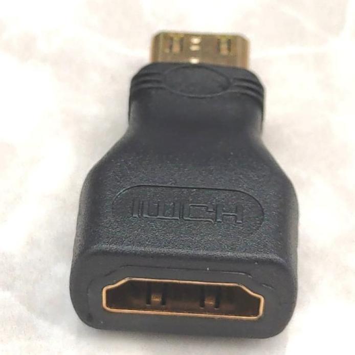 GENDER HDMI TO MINI HDMI - KONEKTOR HDMI FEMALE TO MINI HDMI MALE