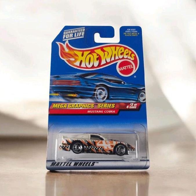 Hot Wheels Mustang Cobra Mega Graphic Series (Old Card)