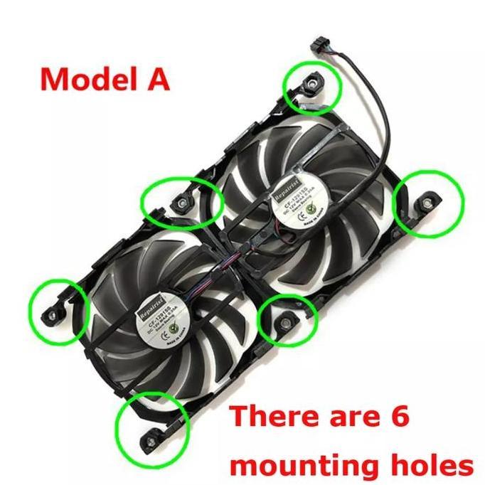 Fan kipas Inno3d GTX 1070 1080 ti Twin X2 Gtx 770 980 CF 12915S