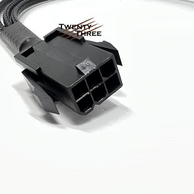 Kabel Splitter Fan 6 pin 1 to 3 pwm triple 3x 4 pin 4pin Cable Adapter