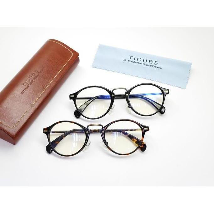 Frame Kacamata Vintage Ticube B502 Original Fullset