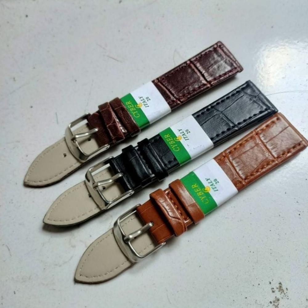 Hemat Tali Kulit Cyber Tali Jam Tangan Kulit Motif Cyber