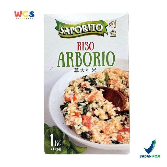 Saporito Superfino Arborio Rice 1kg / Beras / Risotto