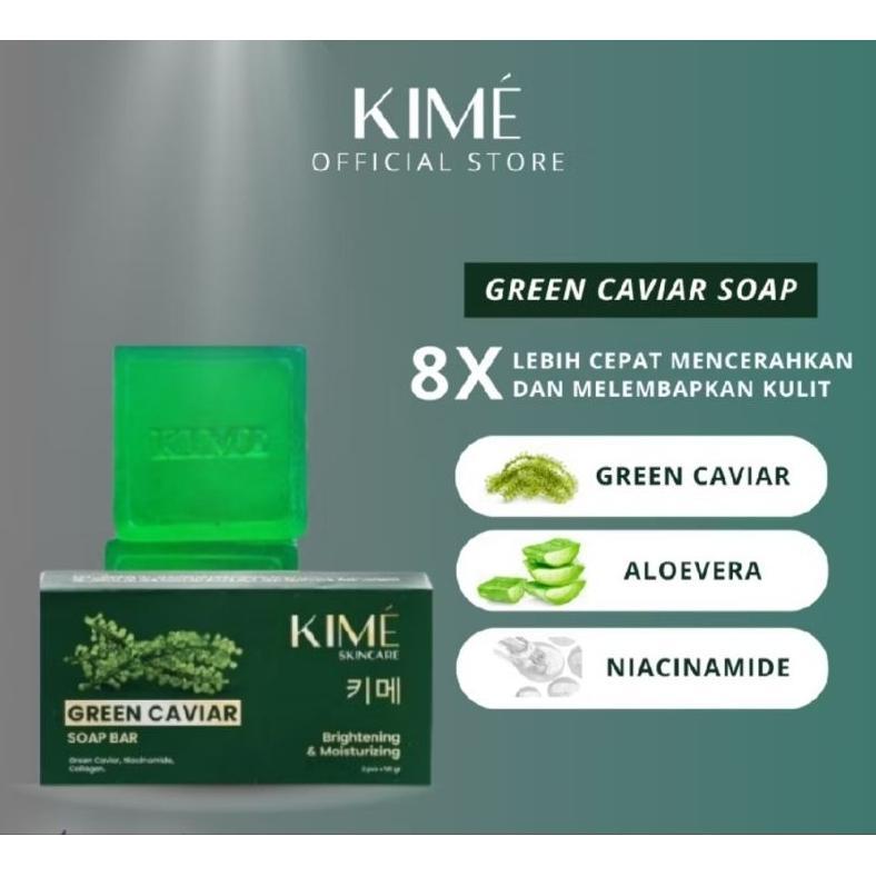 NEW Sabun Hijau Kime skincare pemutih wajah dan badan [terbaik][terlaris]