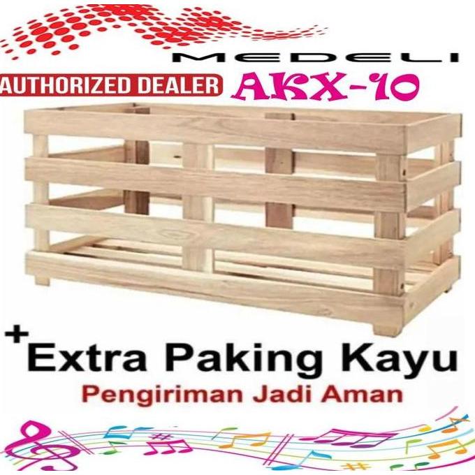 Medeli Keyboard Profesional AKX-10 Original 61 Keys Touch Sensitive Display 7" Bluetooth MIDI & Audi