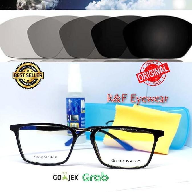 New  KACAMATA GIORDANO FREE LENSA PHOTOCROMIC MINUS PLUS NORMAL PRIA WANITA