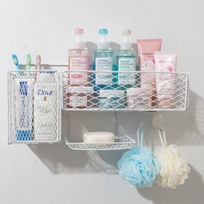 TERBARU rak sabun mandi serbaguna/keranjang sabun estetik minimalis