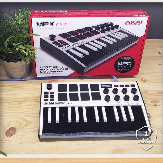 Akai MPK Mini MK3 White | MPK Mini